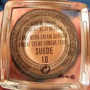 BOBBI BROWN - LONG WEAR CREAM SHADOW - SUEDE 10   USED. CRACKED WITH AGE
